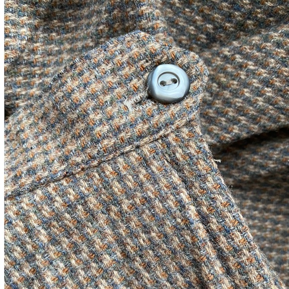 Vintage Wool Accordion Midi Tweed Skirt 2-4 XS-S - Picture 4 of 8